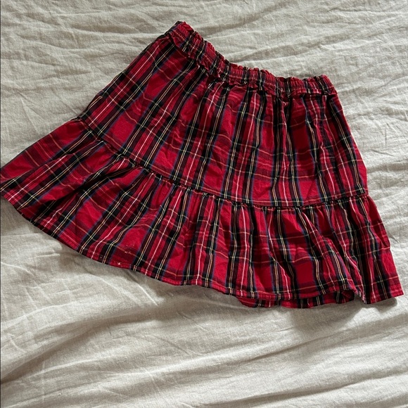Crewcuts Red and Black Plaid Skirt - Picture 6 of 6